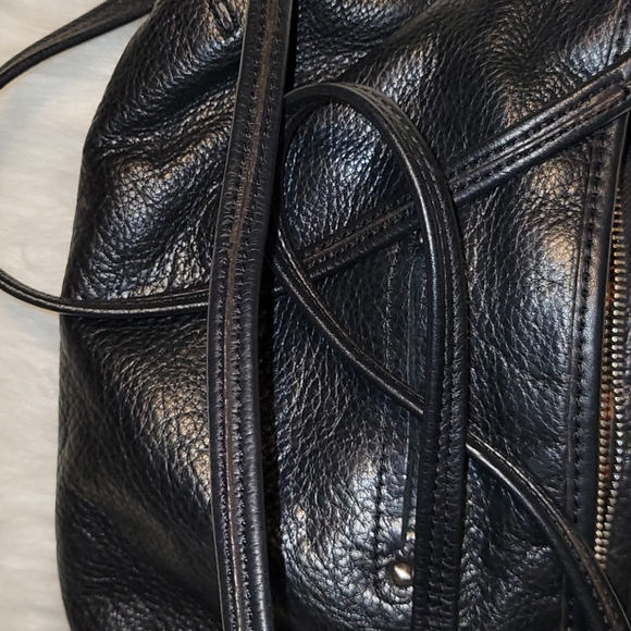 B. MAKOWSKY Black Pebble Leather Mini Bag - Picture 6 of 6